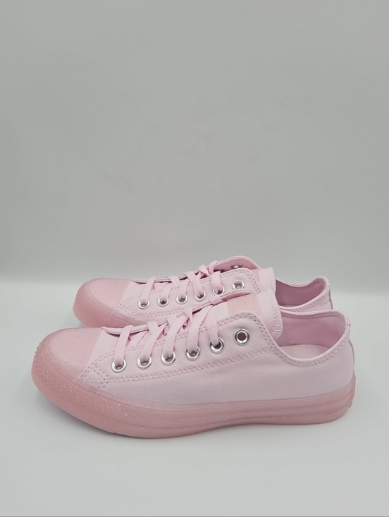 Converse Shoes - Converse Pink Canvas Low-Top Sneakers